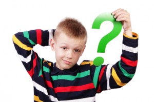 boy with question mark